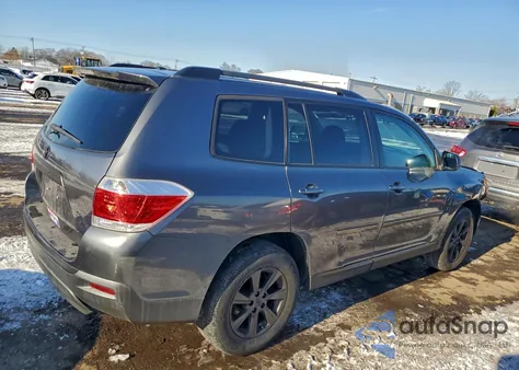 2011 Toyota Highlander Base from USA, damaged, VIN 5TDBK3EH3BS072328